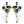 Load image into Gallery viewer, SACRED HEART VINTAGE EMERALD EARRINGS
