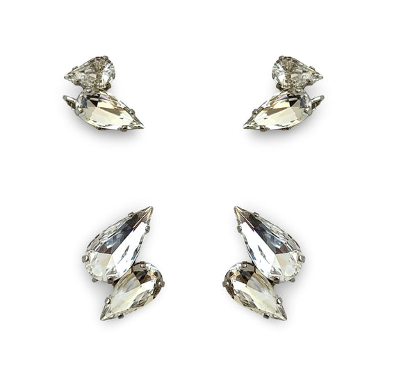 SERAPHIM TWIN TEARDROP EAR CUFF SET