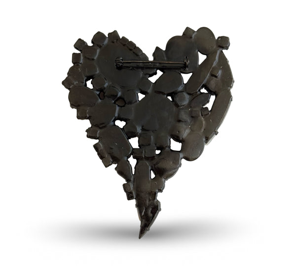 BROOCH DYNASTY SACRED HEART LARGE PIN