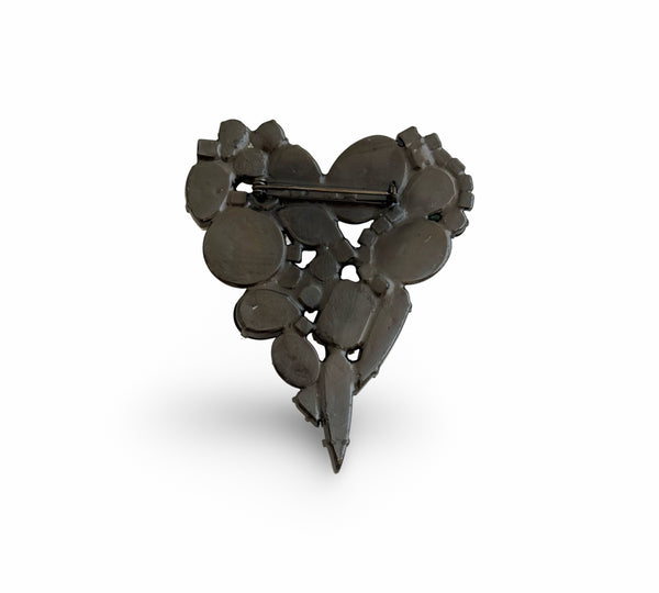 BROOCH DYNASTY SACRED GOLD HEART PIN