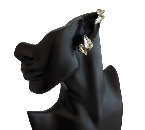 SERAPHIM TWIN TEARDROP EAR CUFF SET