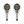 Load image into Gallery viewer, BLACK PEARL DROP EARRINGS - SS26OC
