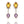 Load image into Gallery viewer, CITRINE LAVENDER LIZA EARRINGS
