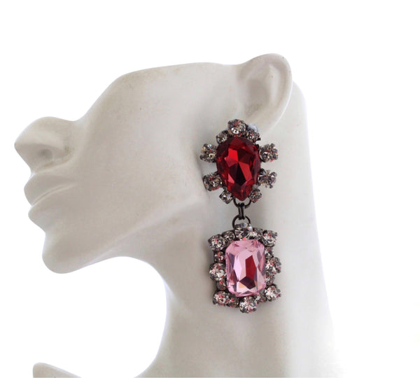 Dynasty Camilla Rose Pink Earrings