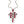 Load image into Gallery viewer, MUSE DYNASTY ANGEL HEART SMALL RUBY &amp; CRYSTAL NECKLACE
