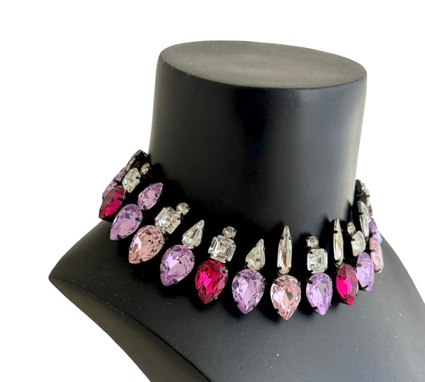 DISCO DYNASTY ELIZA CRYSTAL CHOKER