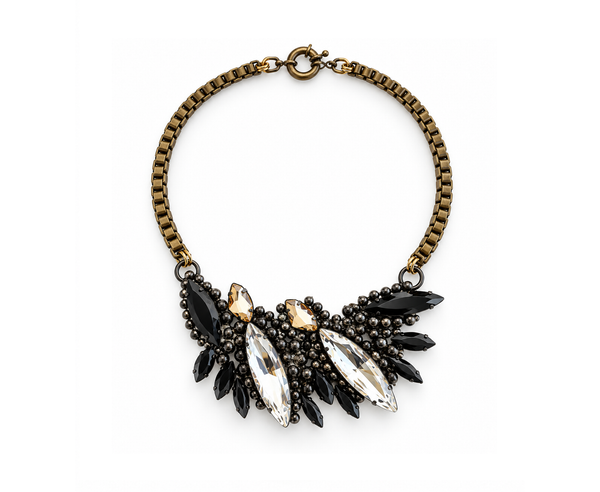 CRYSTAL JET ICARRUS NECKLACE - SS26OC