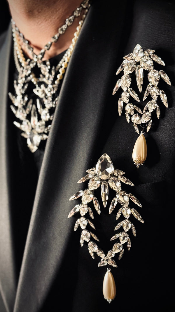 CELESTIAL TITAN CRYSTAL BROOCH