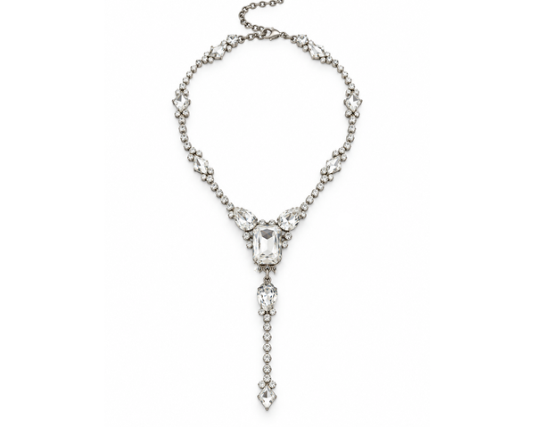 CRYSTAL ROSARY NECKLACE - SS26OC