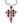 Load image into Gallery viewer, MUSE DYNASTY ANGEL HEART SMALL RUBY &amp; CRYSTAL NECKLACE
