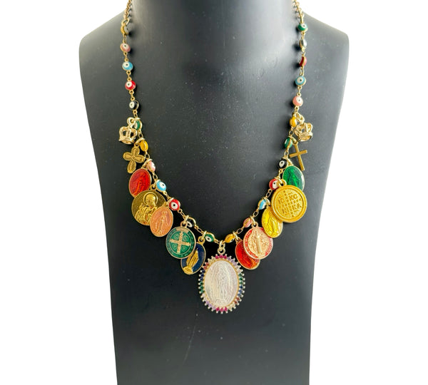 GYPSY MADONNA EYE CHAIN NECKLACE