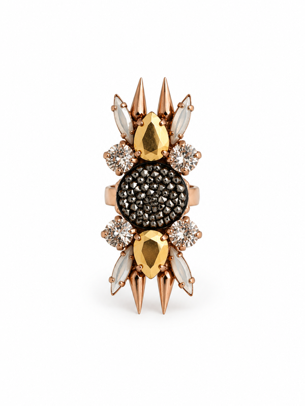 CRYSTAL SPIKE RING - SS26OC