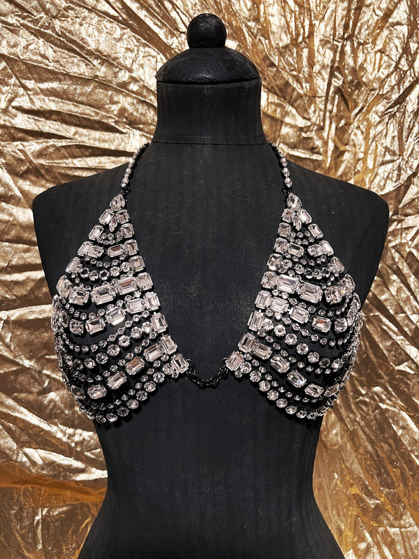 PANTHER DYNASTY CRYSTAL BRA