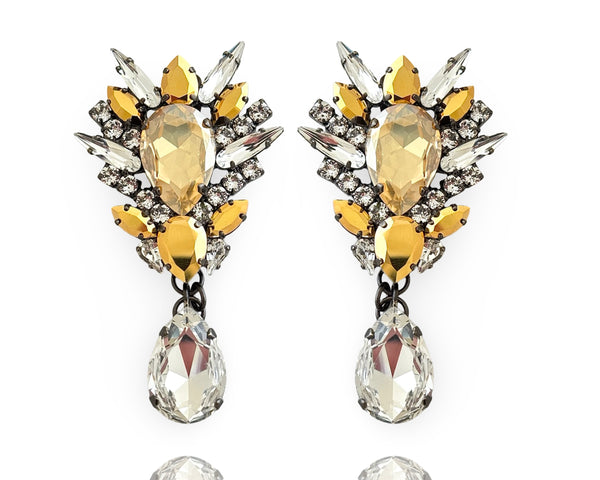 AURUM DYNASTY KIMBERLEY CHANDELIER EARRINGS