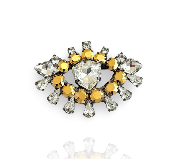 AURUM DYNASTY EYE BROOCH