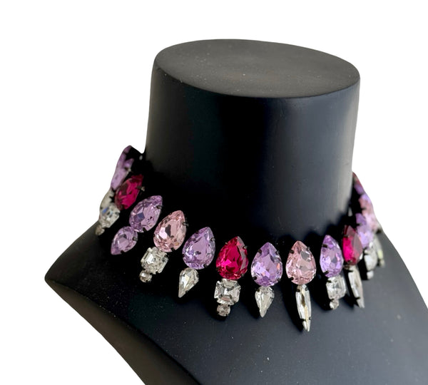 DISCO DYNASTY ELIZA CRYSTAL CHOKER