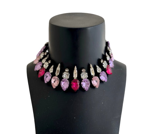 DISCO DYNASTY ELIZA CRYSTAL CHOKER