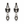 Load image into Gallery viewer, BUTTERFLY CHANDLIER EARRINGS - SS26OC
