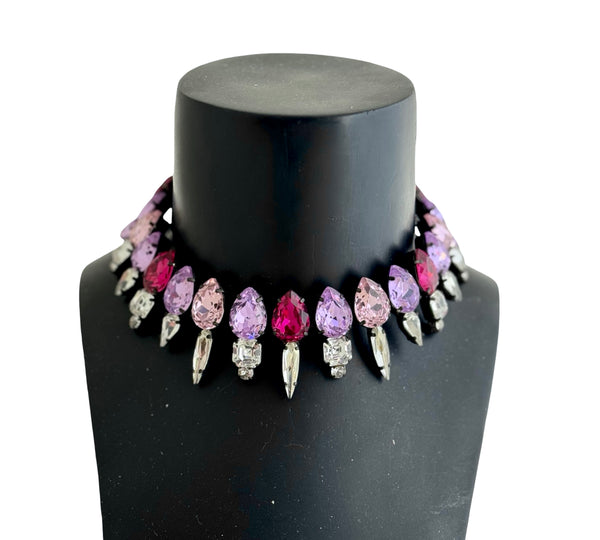 DISCO DYNASTY ELIZA CRYSTAL CHOKER