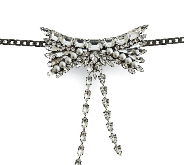 COCO CARTER CRYSTAL BOW TIE