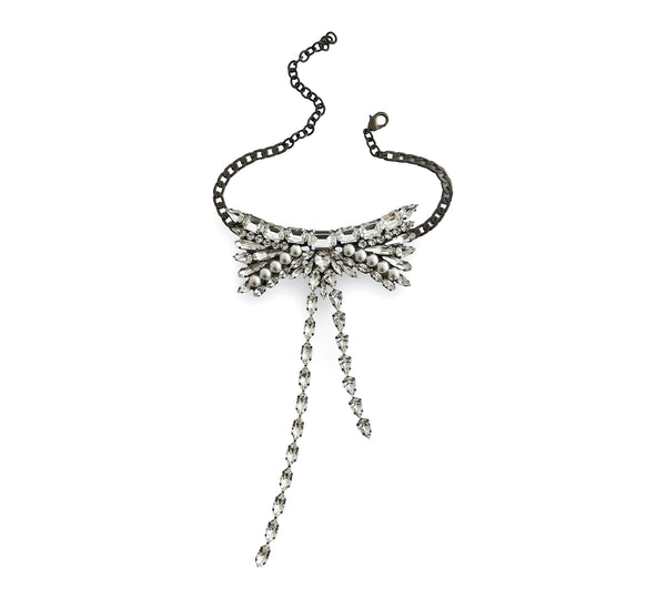 COCO CARTER CRYSTAL BOW TIE