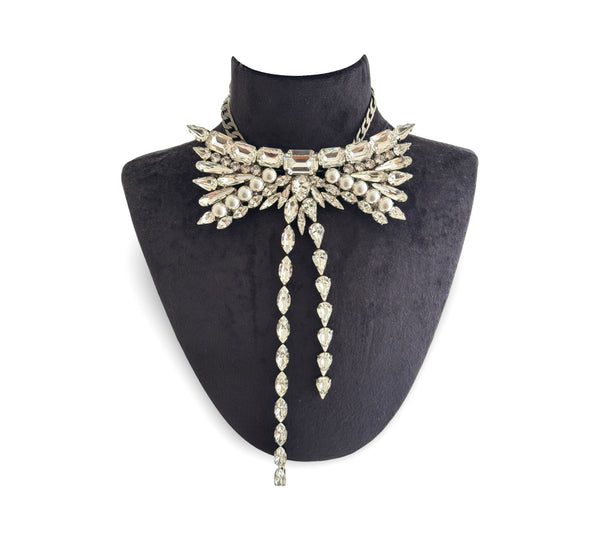 COCO CARTER CRYSTAL BOW TIE