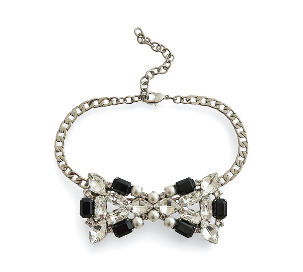 KARLY CRYSTAL BOW TIE