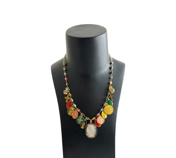 GYPSY MADONNA EYE CHAIN NECKLACE