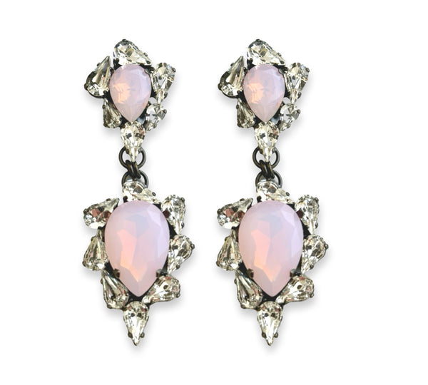 Dynasty Penelope Opal Pink Drop Earrings