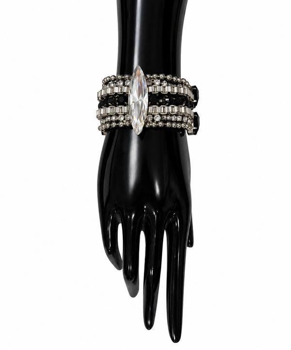 NAVETTE CRYSTAL CHAIN BRACELET - SS26OC
