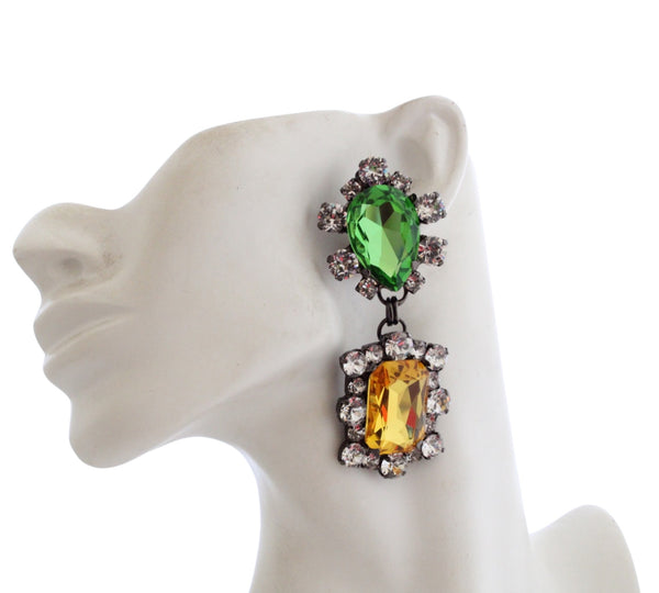 Dynasty Reign Citrine Peridot Earrings