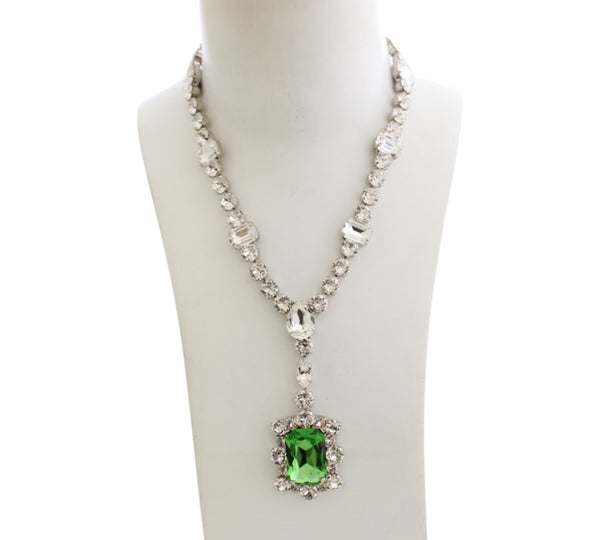 Dynasty Diana Peridot Pendant Necklace