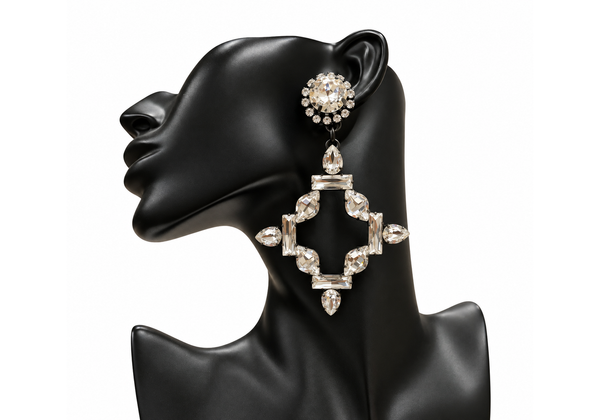 BAROQUE OPEN STAR EARRINGS - SS26OC