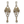 Load image into Gallery viewer, CRYSTAL MESH DROP EARRINGS - SS26OC
