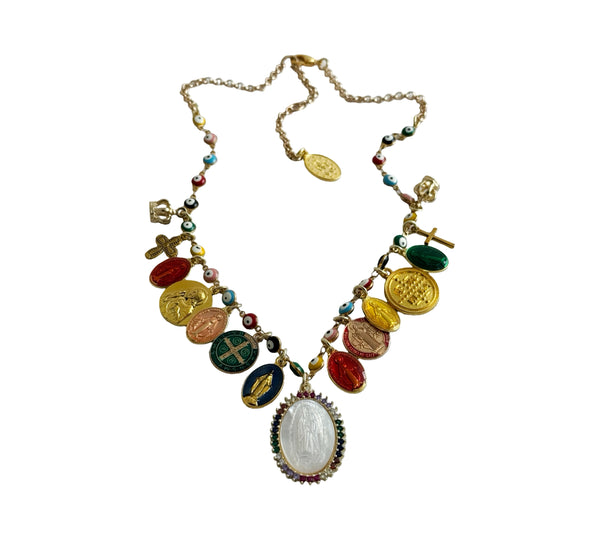 GYPSY MADONNA EYE CHAIN NECKLACE
