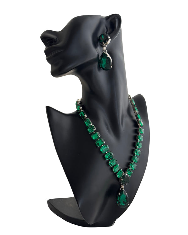 Dynasty Étoile - Stellar Emerald Drop Earrings