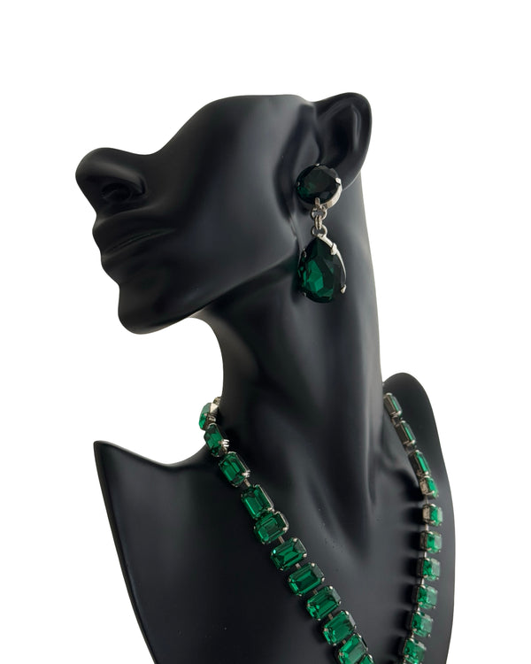 Dynasty Étoile - Stellar Emerald Drop Earrings