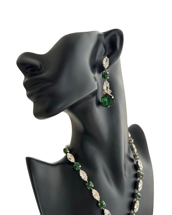 Dynasty Étoile - Magestic Mini Emerald Drop Earrings