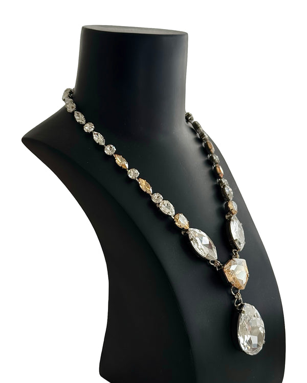 Dynasty Étoile - Imperial II Crystal Champagne Necklace