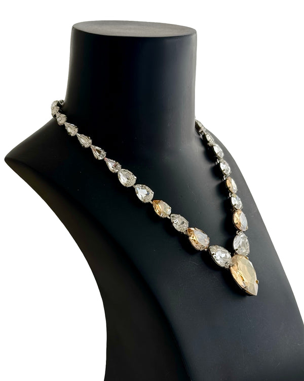 Dynasty Étoile - Astrale Crystal Champagne Necklace