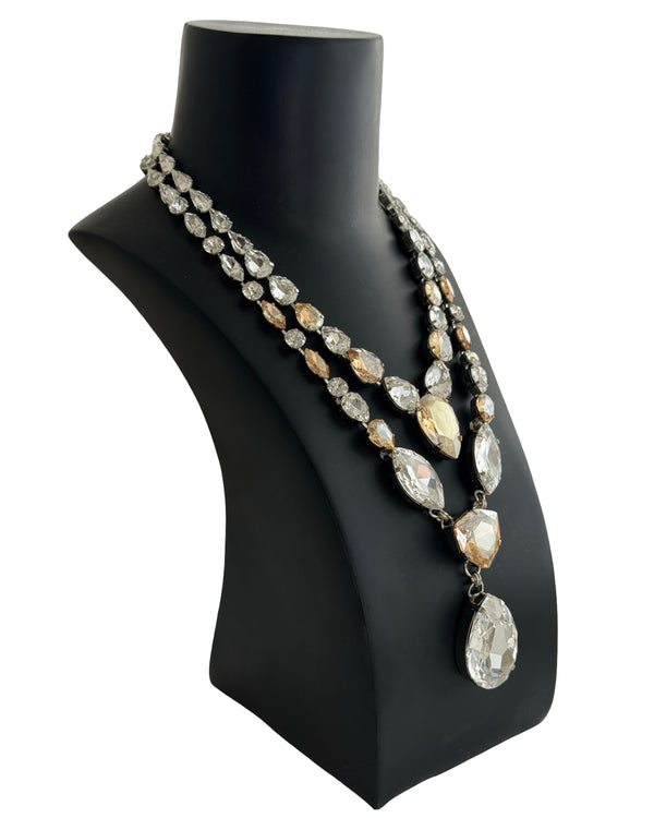 Dynasty Étoile - Imperial Crystal Champagne Necklace