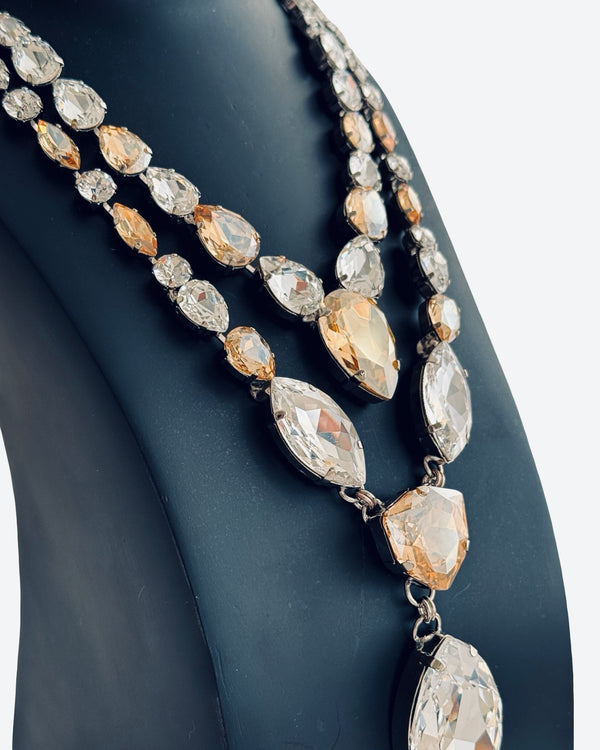 Dynasty Étoile - Imperial II Crystal Champagne Necklace
