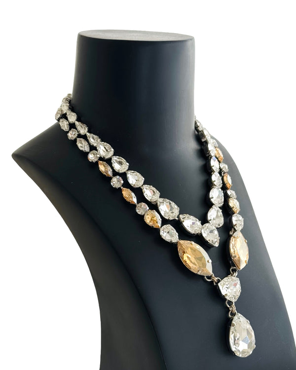 Dynasty Étoile - Imperial Crystal Champagne Necklace