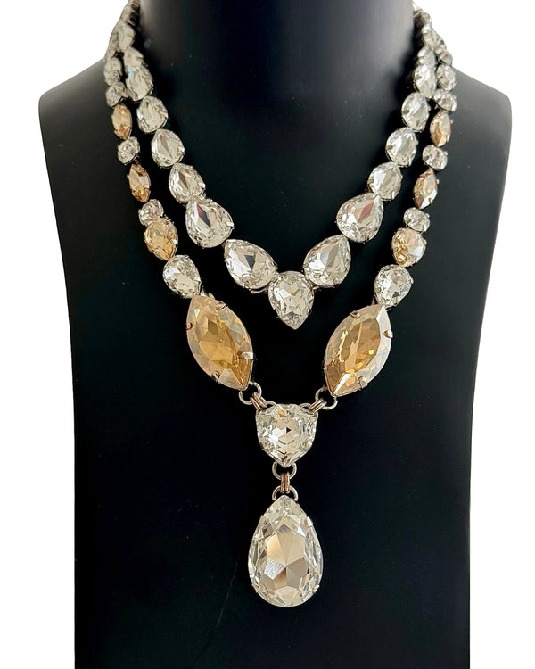 Dynasty Étoile - Imperial Crystal Champagne Necklace