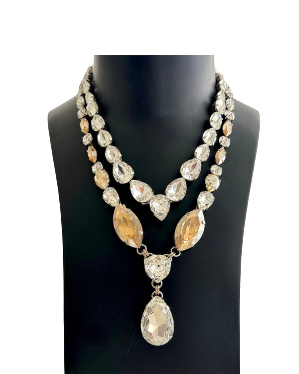 Dynasty Étoile - Imperial Crystal Champagne Necklace