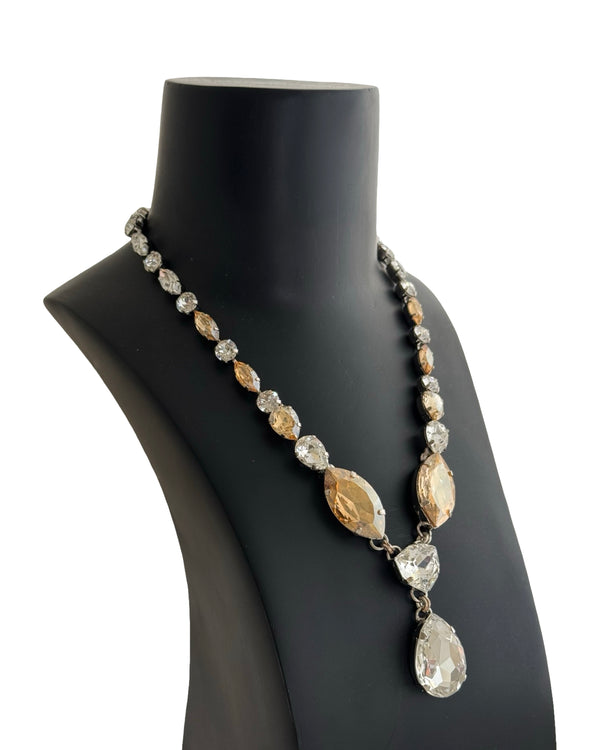 Dynasty Étoile - Imperial Crystal Champagne Necklace