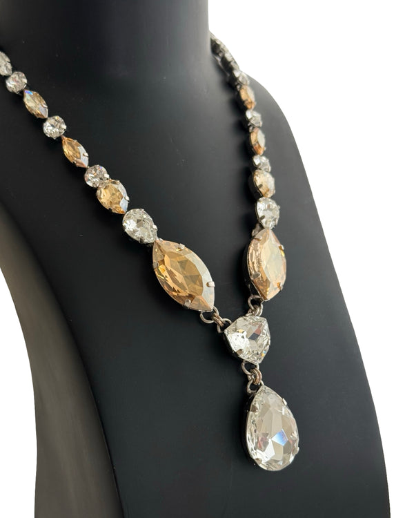 Dynasty Étoile - Imperial Crystal Champagne Necklace