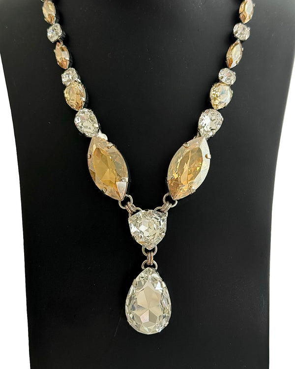 Dynasty Étoile - Imperial Crystal Champagne Necklace