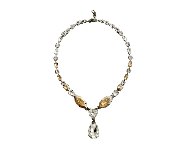 Dynasty Étoile - Imperial Crystal Champagne Necklace