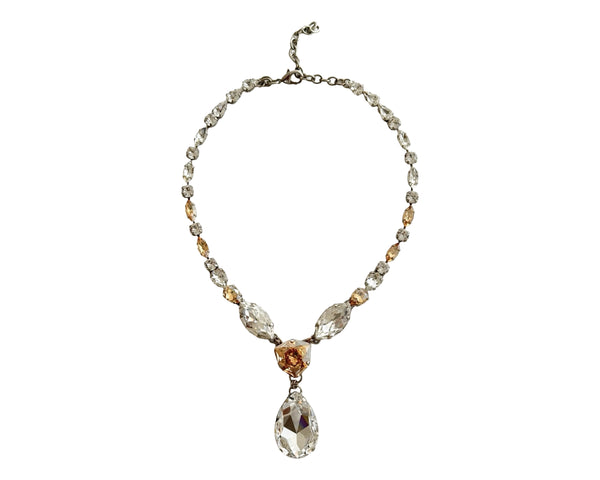 Dynasty Étoile - Imperial II Crystal Champagne Necklace